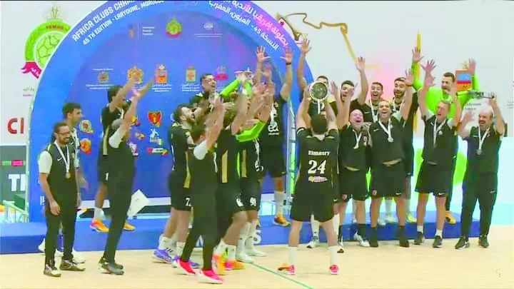 الأهلى ملك إفريقيا.لليد