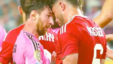 لقطة ياسر إبراهيم وميسى تشعل «السوشيال ميديا»