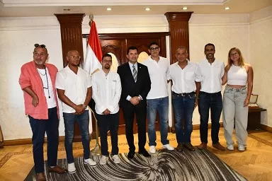 وزير-الشباب-يكافئ-الأبطال.-تكريم-البعثة-المصرية-بعد-فوزها-بسباق-«كابري-–-نابولي»