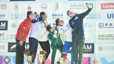 فريدة-خليل-تتوج-بذهبية-كأس-العالم-للخماسى